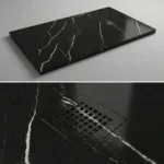 Plato de ducha mármol APUANO Negro - Imagen 2